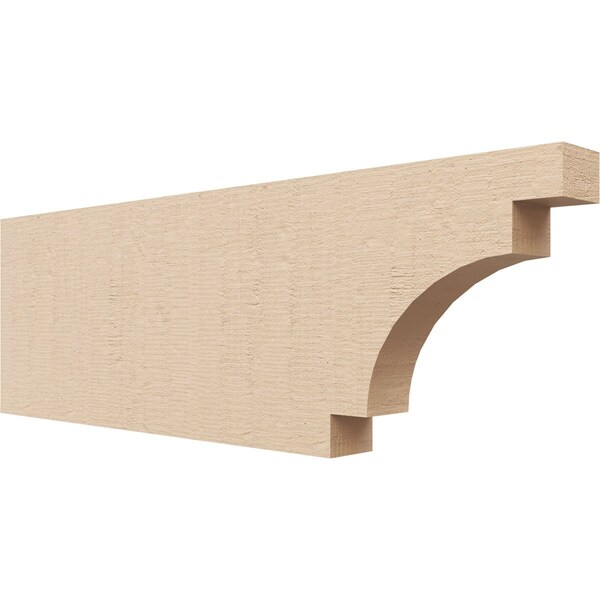 Ekena Millwork 2in. W x 8in. H x 24in. L Mediterranean Woodgrain TimberThane Rafter Tail, Primed Tan RFTUR02X08X24MEDRCPR - main